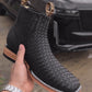 (⏰Last Day Promotion $6 OFF)Hand-Woven Cowhide Cowboy Boots