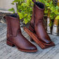 Original Handmade Deerskin Western Cowboy Boots