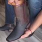 Genuine Ostrich Leg Skin Boots