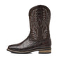 Men's Embroidered Vintage Square Toe Cowboy Boots