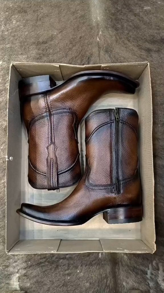 2024 Original Deerskin Cowboy Boots