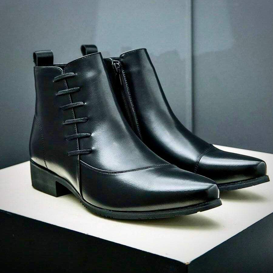 Men's Leather Dress Boots