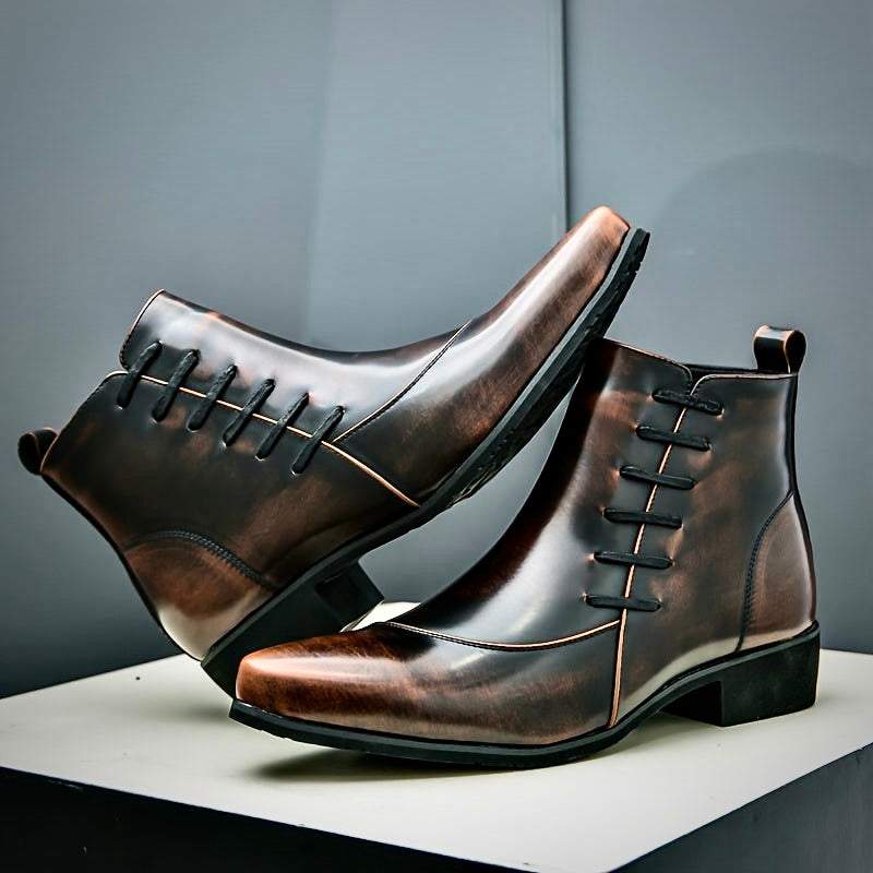 Men's Leather Dress Boots