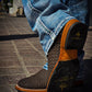 Men's Square Toe Patchwork Ankle Boots