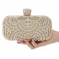 Sparkling Floral Rhinestone Clutch