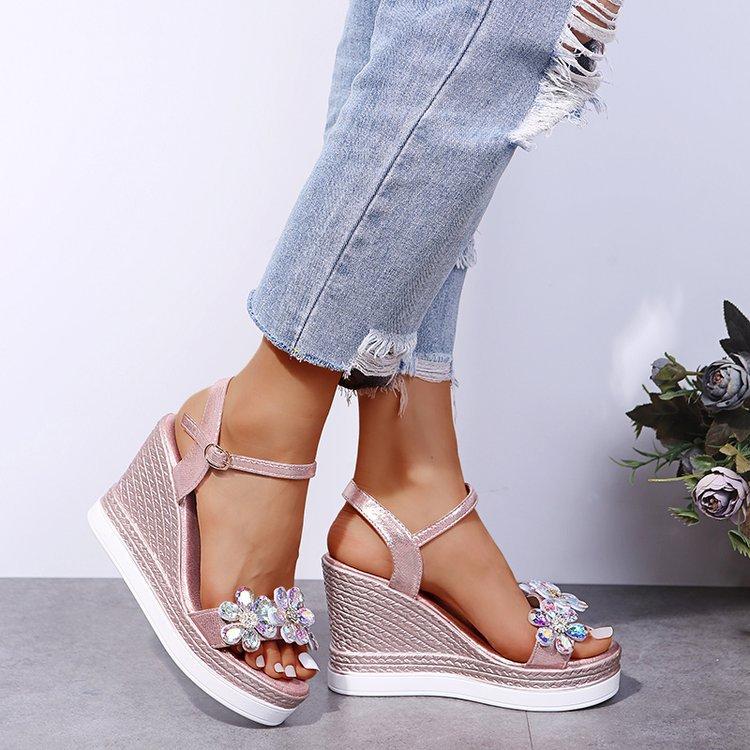 Floral Thick Sandals