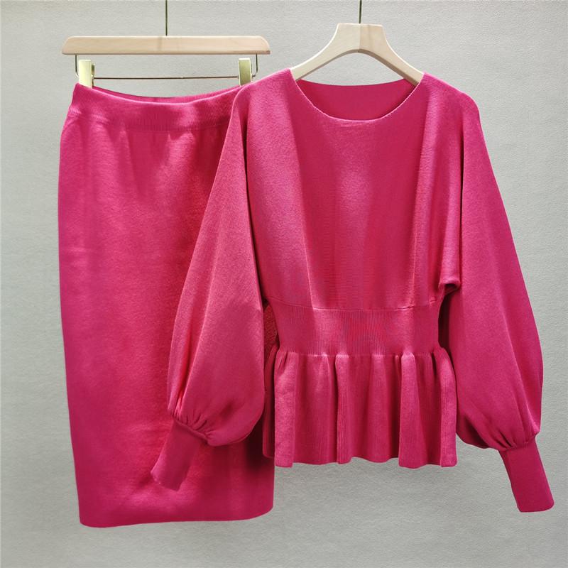 Lantern Long Sleeve Two Piece Set