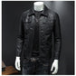 Men's Black Leather Jacket