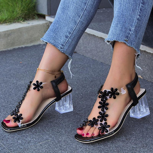 Women's Rhinestone Butterfly Sandals