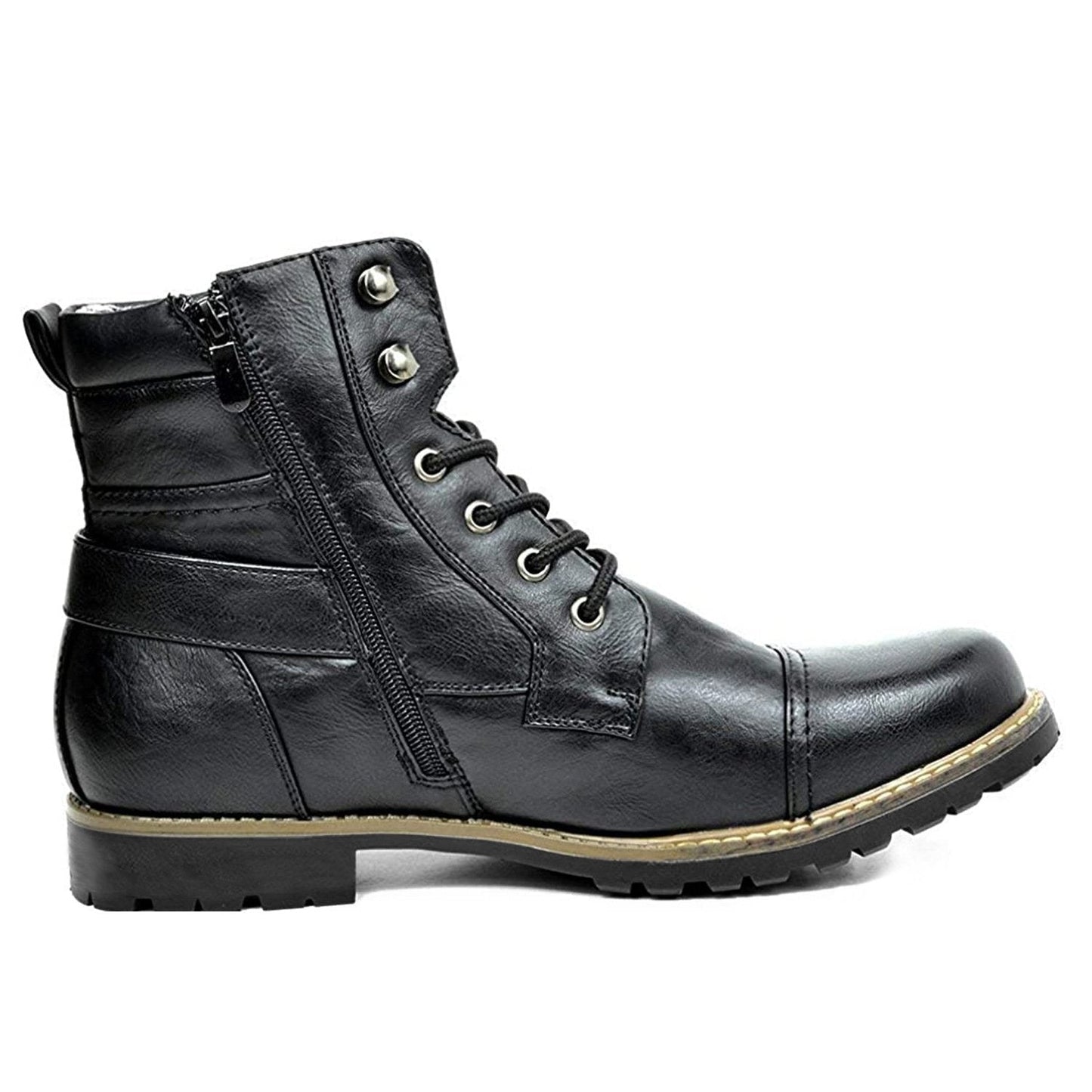 Men's Fashionable And Comfortable Genuine Leather Motorcycle Boots