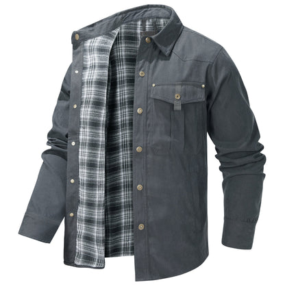 Men's Flannel Casual Jacket