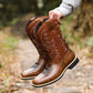 Men's Square Toe Western Cowboy Boots