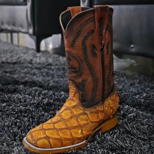 Men's Distressed Honey Boots