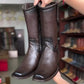 Mens Vintage High Cowboy Boots