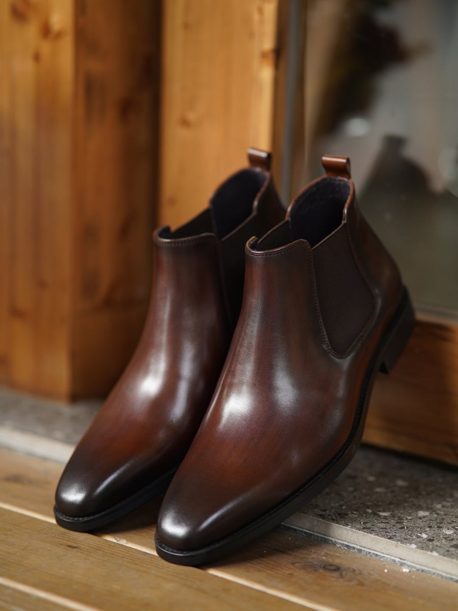 Men's Leather Chelsea Boots