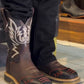 Men's Retro Square Toe Boots