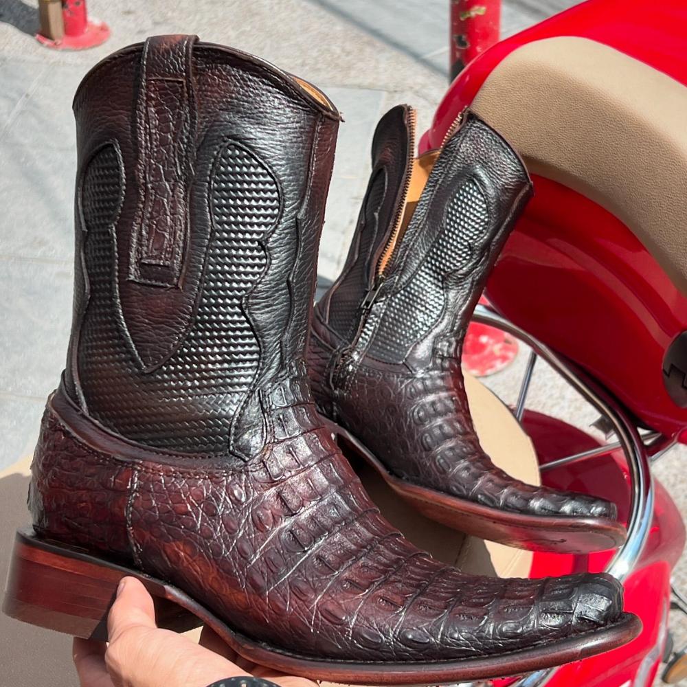 Men's Eleos Crocodile Original Western Boots