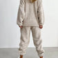 Comfy Plush Pocket Casual 2pc Suit