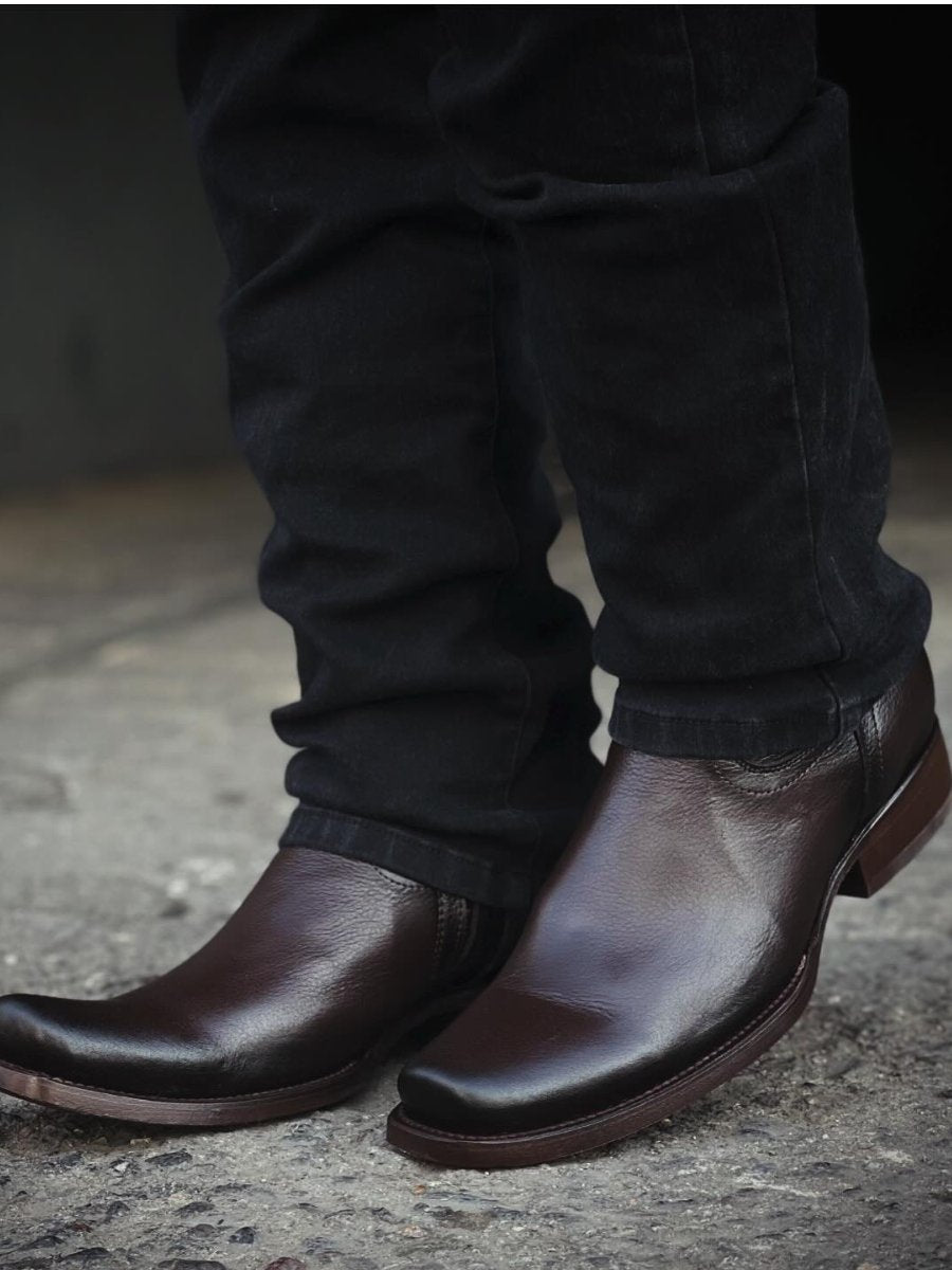 Mens Vintage High Cowboy Boots