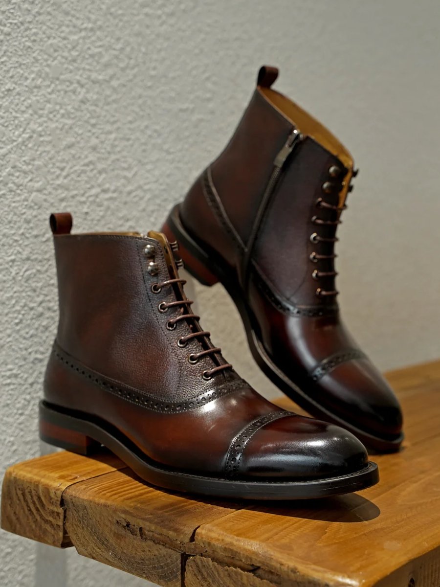 Men's Winter Warm Leather Boots