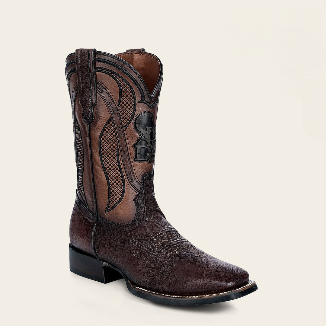 (⏰New Arrivals Promotion $20 OFF)Men's Square Toe Leather Cowboy Boots