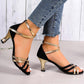 Chic Pointed Toe Buckle Sandals