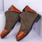 Men's Suede Zip-Up Boots