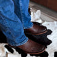 Men's Zipper Denim Boots