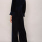 Midnight Silk Velvet Jumpsuit