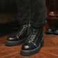 Black Vintage Men's Boots