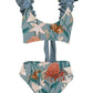 Floral Print  Two Piece Bathing Suits