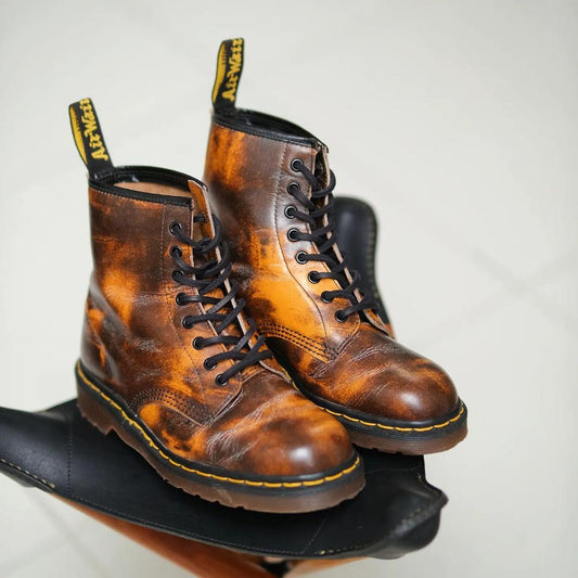 Men's Dyed Leather Boots