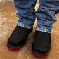 Men's Red Bottom Vintage Ankle Boots