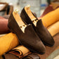 Casual Embossed Patchwork Loafers