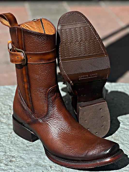 2024 New Men's Handmade Leather Cowboy Boots