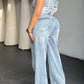 Fab Stylish Denim Jumpsuit