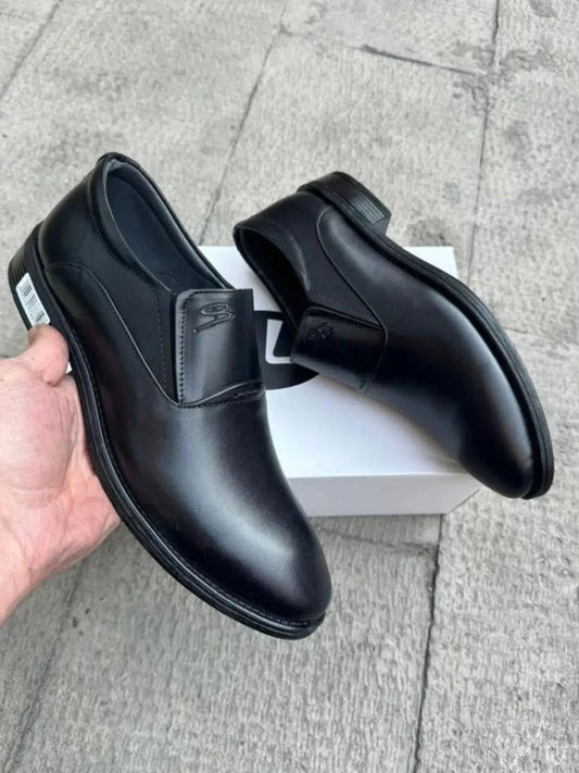 Men's Natural Leather Dress Shoes