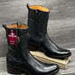 2024 New Men's Handmade Leather Cowboy Boots