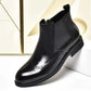 Men's Solid Mid-Top Chelsea Boots