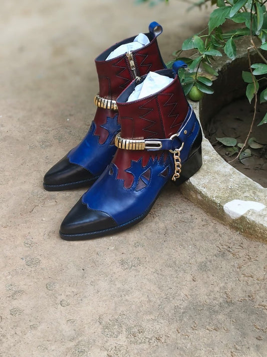 Men's Vintage Stitching Handmade Leather Boots