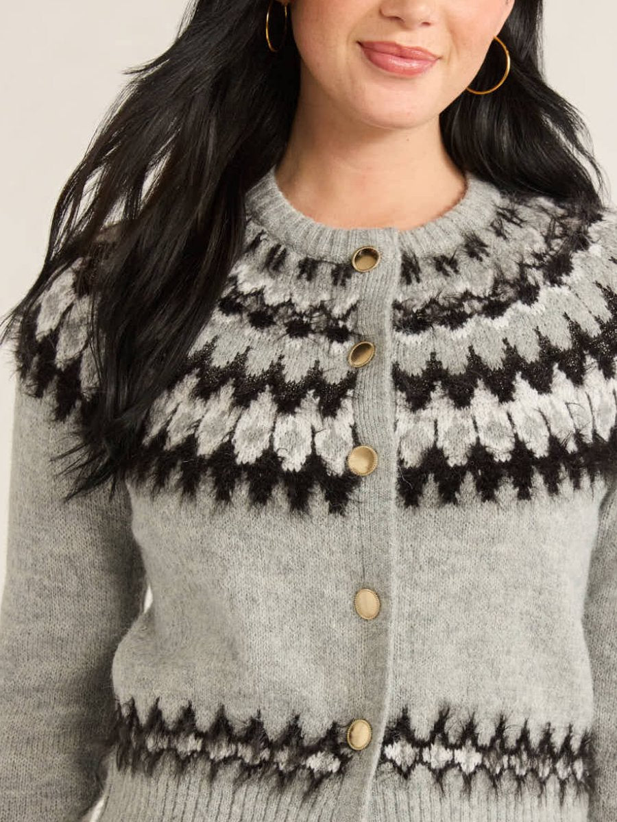 Women’s Fair Isle Cardigan Sweater