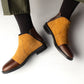 Men's Suede Zip-Up Boots