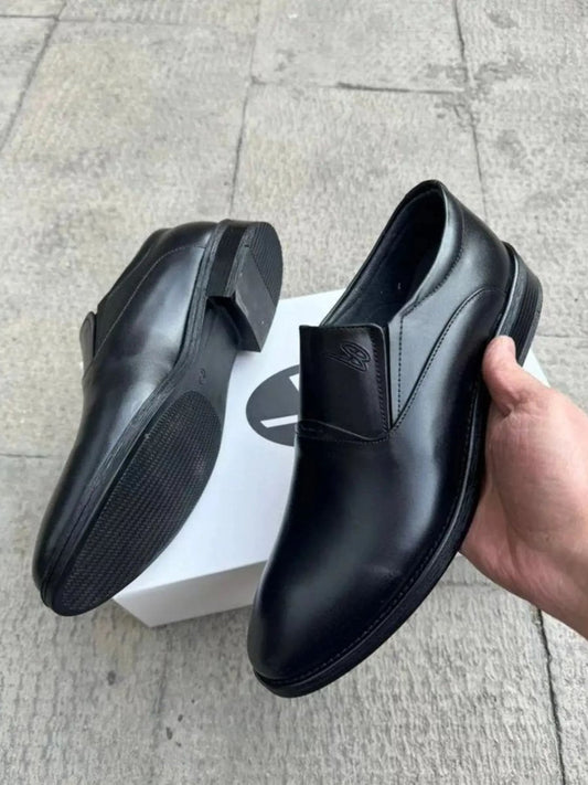 Men's Natural Leather Dress Shoes